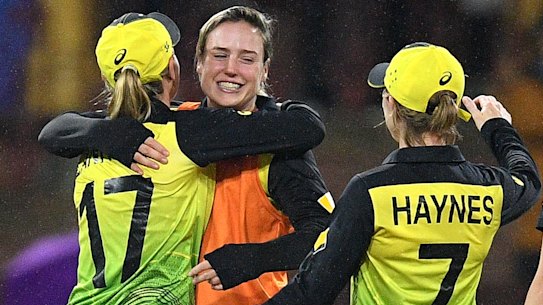 Ellyse Perry faces six months out with a hamstring injury.