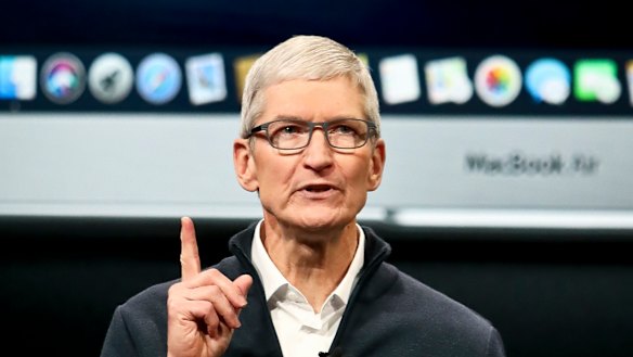 Apple chief executive Tim Cook says more than 100 per cent of Apple's global revenue decline occurred in China.