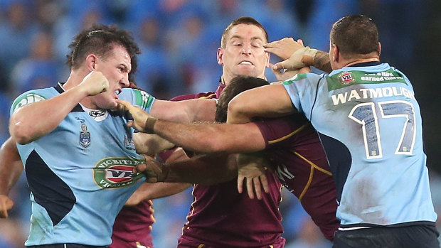 Paul Gallen had a hate, hate relationship with Queenslanders, particularly Nate Myles.