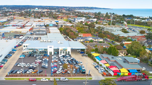 The Jeff Wignall Ford at 20-22 Overton Road Frankston has sold.