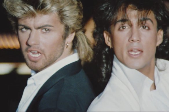WHAM! - George Michael and Andrew Ridgeley - in their glory days.