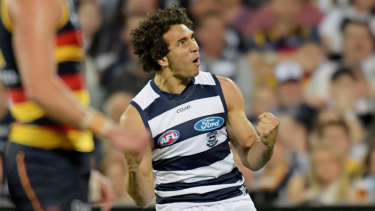 Nakia Cockatoo in action for the Cats in 2017. Cockatoo may be held back from playing for the rest of the season.