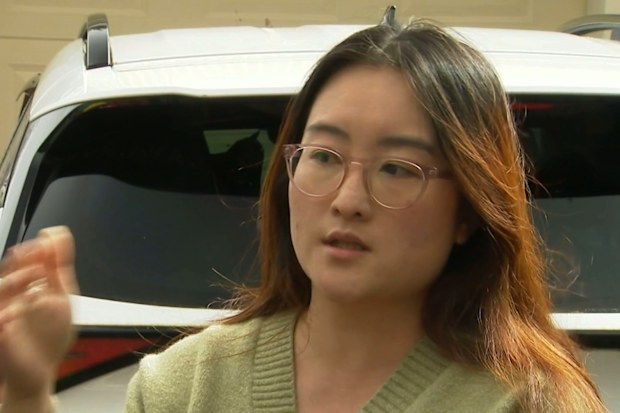 Andy and his wife Ruby (pictured) did what they could to treat the stab wounds at the side and back of the buyer’s neck before police and paramedics arrived.