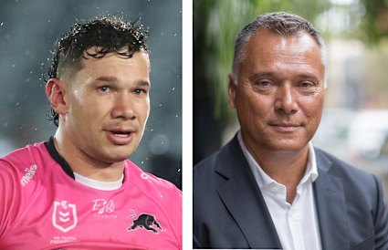 Penrith winger Brent Naden and Indigenous leader Stan Grant are related.