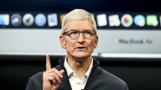 Apple chief executive Tim Cook says more than 100 per cent of Apple's global revenue decline occurred in China.