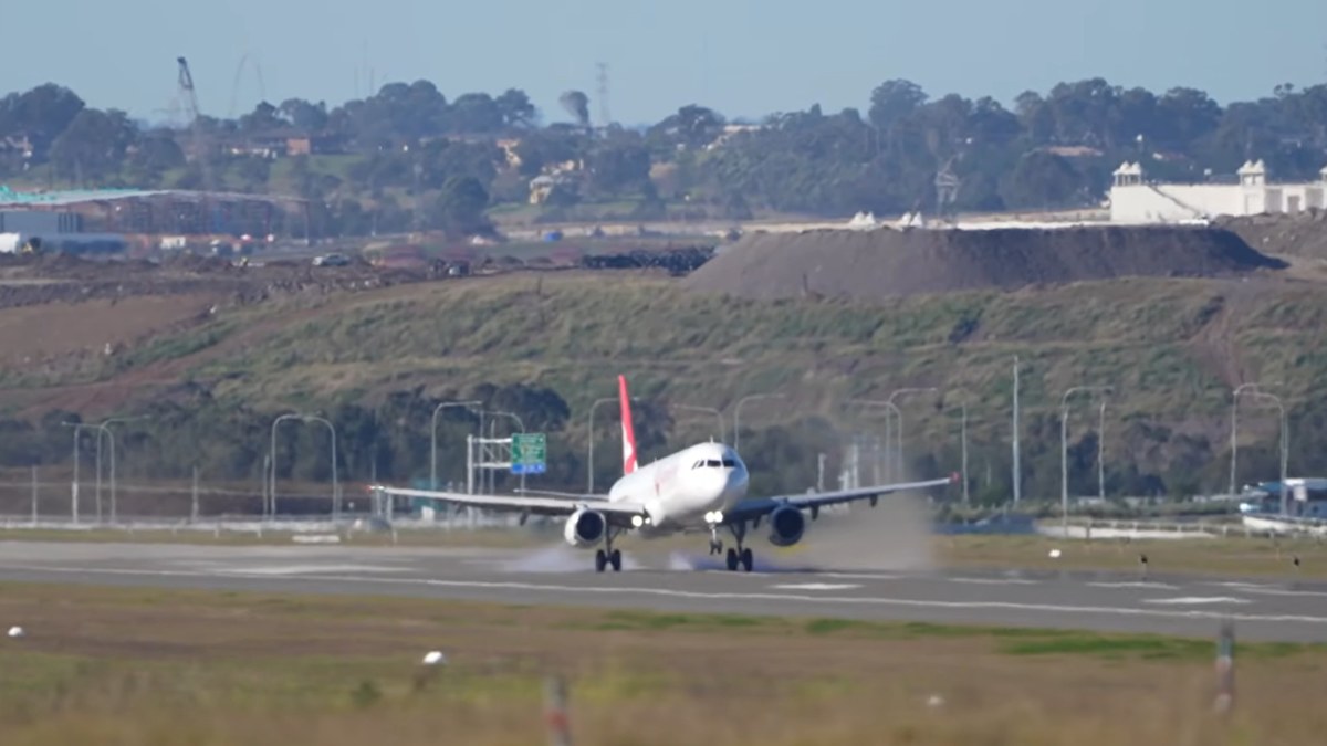 Qantas cargo plane makes history at new WSI airport