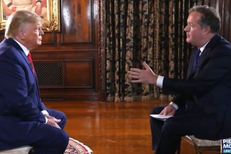 The first episode of Piers Morgan Uncensored featured an interview with Donald Trump.