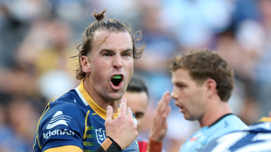 Clint Gutherson has no qualms with Parramatta hitting the market for a fullback.