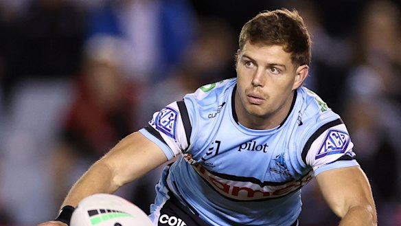 Cronulla hooker Blayke Brailey was a clear standout for his side on Sunday.