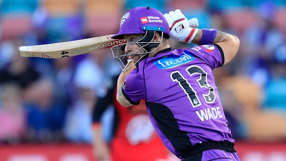 Hurricanes skipper Matthew Wade notched another half-century.