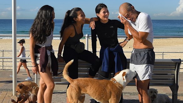 The sisters spend hours walking their dogs each day, and have ran the City2Surf seven times before.