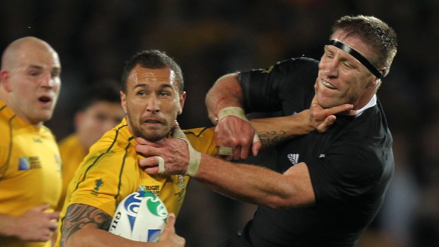 Back in the game: Quade Cooper.