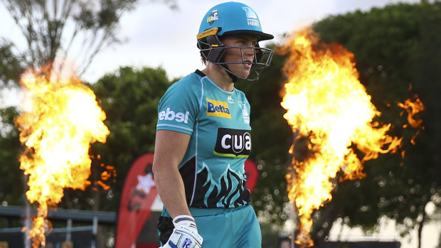 The Heat is on: Brisbane livewire Grace Harris could help spoil the party for WBBL golden girls the Sixers.