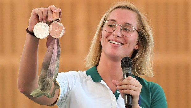 Olympic swimmer Maddie Groves has weighed into the trans athlete debate.