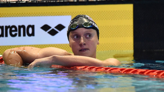 US superstar Katie Ledecky is unable to train due to the closure of the Stanford pool.