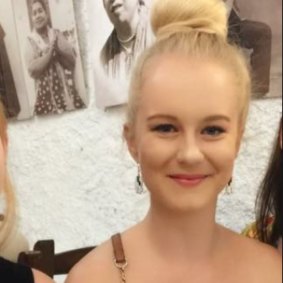 Victim of Sydney knife attack Michaela Dunn, 24.