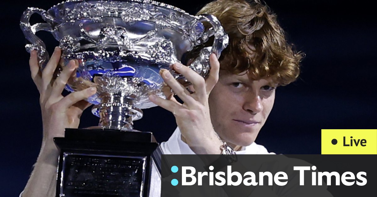 Australian Open 2025 as it happened Jannik Sinner v Alexander Zverev