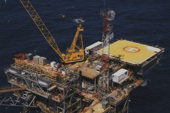 BHP drilled Australia’s first offshore wells in Bass Strait.