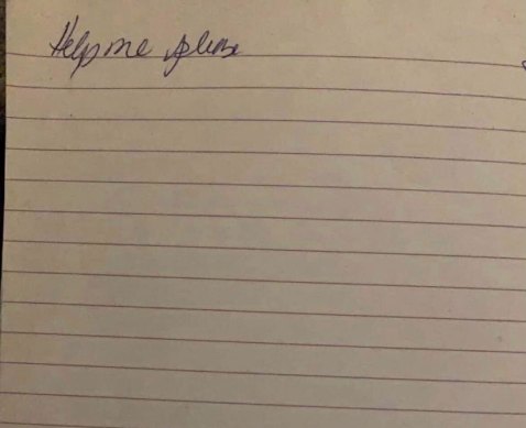“Help me please”: The note in Colleen South’s diary her family found.