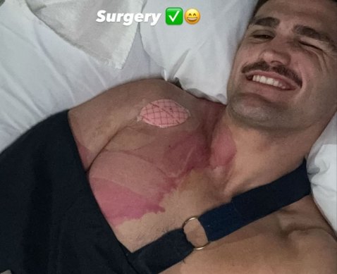 Nathan Cleary’s shoulder surgery was a success.