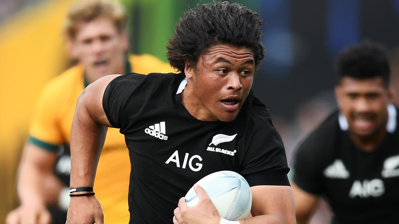 Bledisloe Cup 2020 New Zealand All Blacks Youngster Caleb Clarke Draws Jonah Lomu Comparisons Against Wallabies