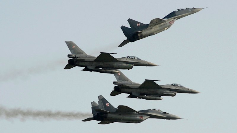 Poland and allies scramble aircraft after Ukraine warns of Russian drones over Poland