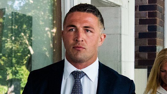 Former NRL star Sam Burgess has failed a drugs test.