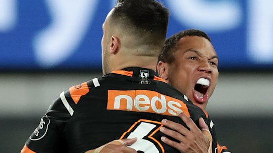 Moses Mbye and Luke Brooks know the pressure of being “The Man” at the Tigers.