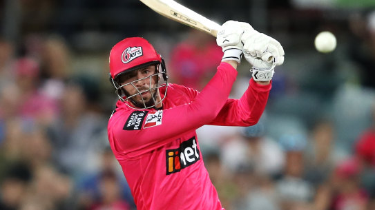 James Vince starred with the bat for the Sixers in their win against the Scorchers.