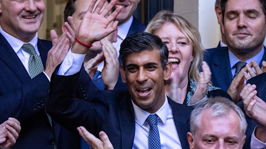 Conservative Party leader and incoming prime minister Rishi Sunak.