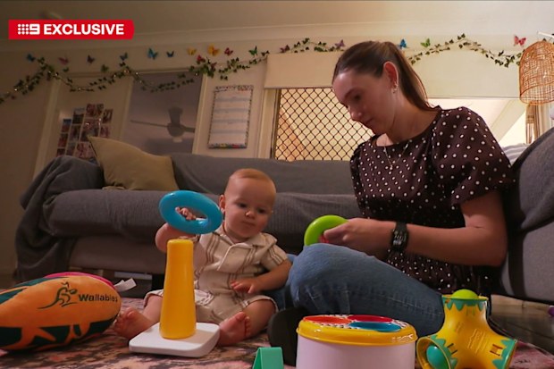 Paige Oclery’s son Ollie 