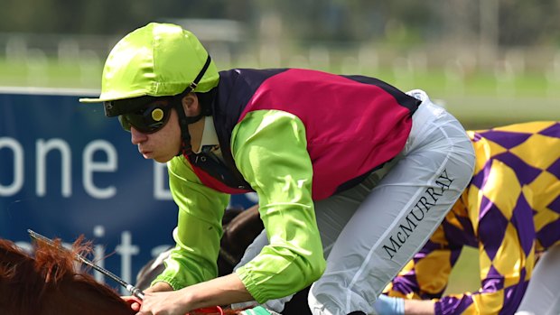 Jace McMurray gets his first city winner on Fiorsum Fred at Scone on May 17.