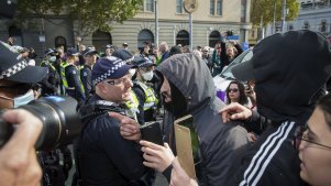 Coronavirus Victoria Defiant Anti Lockdown Protesters Ignore Police Warning