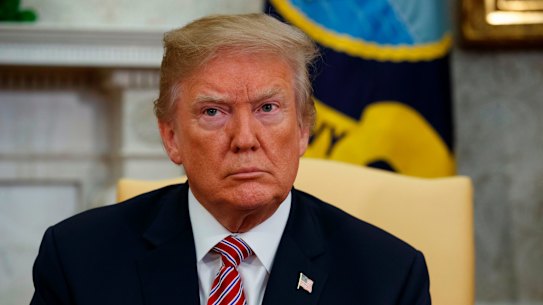 Trump defends 'mission accomplished' tweet after strike on Syria