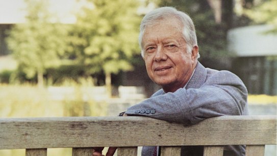 Former US President Jimmy Carter in 1993. 