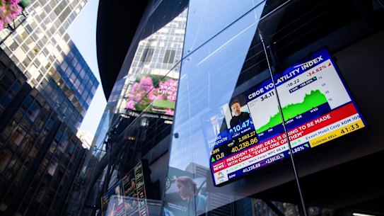 Investors fear Trump’s tariffs could bring a recession if left unaltered because they could freeze global trade.