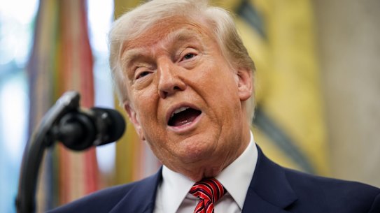 US President Donald Trump says he will hold an Oval Office news conference on Thursday (Friday AEST).