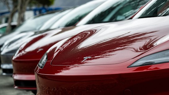 Shares in the world’s most valuable auto company soared in the second half, largely on the basis of its chief executive officer touting advances in artificial intelligence and robotics.