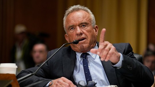 Longtime vaccine sceptic Robert F. Kennedy Jr was appointed US health secretary in January. 