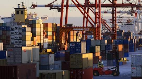 Fremantle Port is WA's only container port.