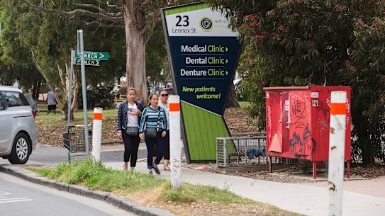 A safe injecting clinic which allows users of a variety of drugs has been opened at the North Richmond Community Medical Centre on Lennox Street in Richmond. Photograph Paul Jeffers The Age NEWS 11 Apr 2018