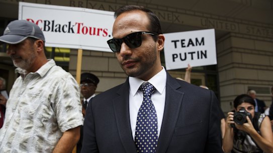 George Papadopoulos, former campaign adviser for US President Donald Trump.