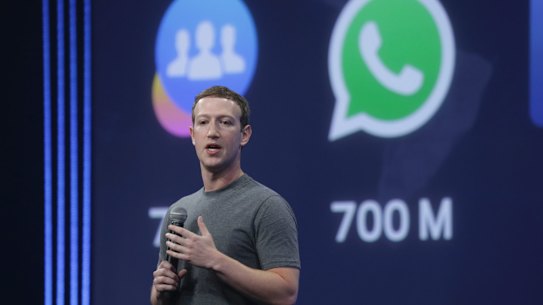 Facebook chief executive Mark Zuckerberg.