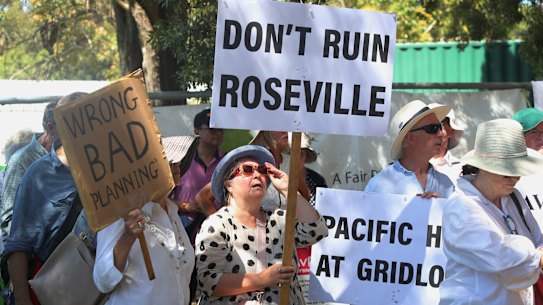 Opposition to development in Ku-ring-gai is vociferous.