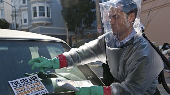 Infectious plot: Contagion is getting heavily downloaded on iTunes.