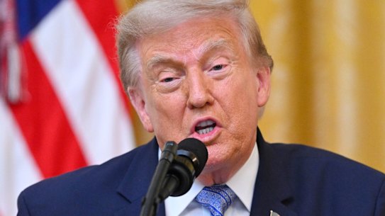     Il presidente Donald Trump   