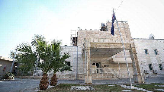 The Australian embassy in Baghdad, Iraq.