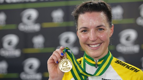 Two-time world champion Rebecca Wiasak's Olympic dream is in tatters after Cycling Australia cut her funding.
