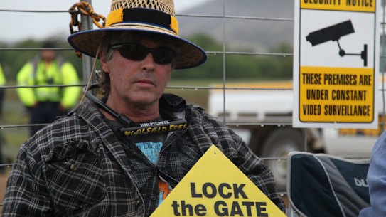 AGL faced several protests in 2014-15 over its then plans to extract coal seam gas near Gloucester.