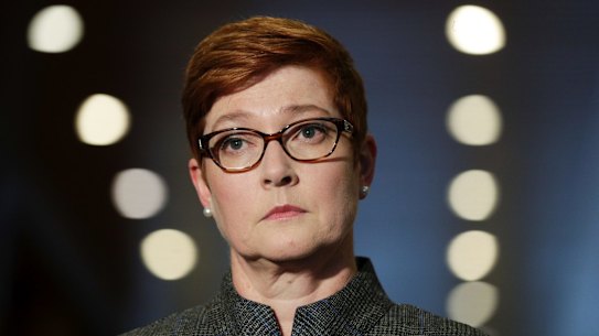 Foreign Minister Marise Payne has called for calm from all sides. 